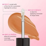 Too Faced Born This Way Super Coverage Multi-Use Longwear Concealer in Cloud - Full Coverage Liquid Concealer for Dark Circles, Blemishes & Highlighting - Perfect for Everyday Makeup & Photo Shoots