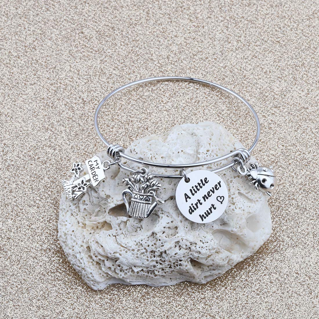 CHOORO Gardening Bracelet - Durable Charm Bangle for Gardeners | Perfect Gift for Horticulturists & Plant Lovers | Ideal for Yard Work, Outdoor Activities & Nature Enthusiasts