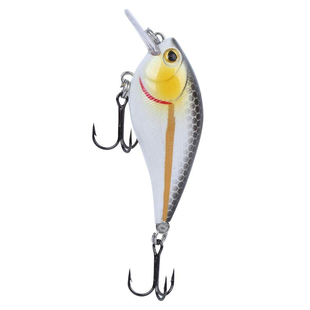 Vbest Life Freshwater Hard Fishing Lure - 5cm/8g Corrosion-Resistant Hook with 3D Eyes - Realistic Bass Trout Fishing Bait Tackle for Lake River Fishing
