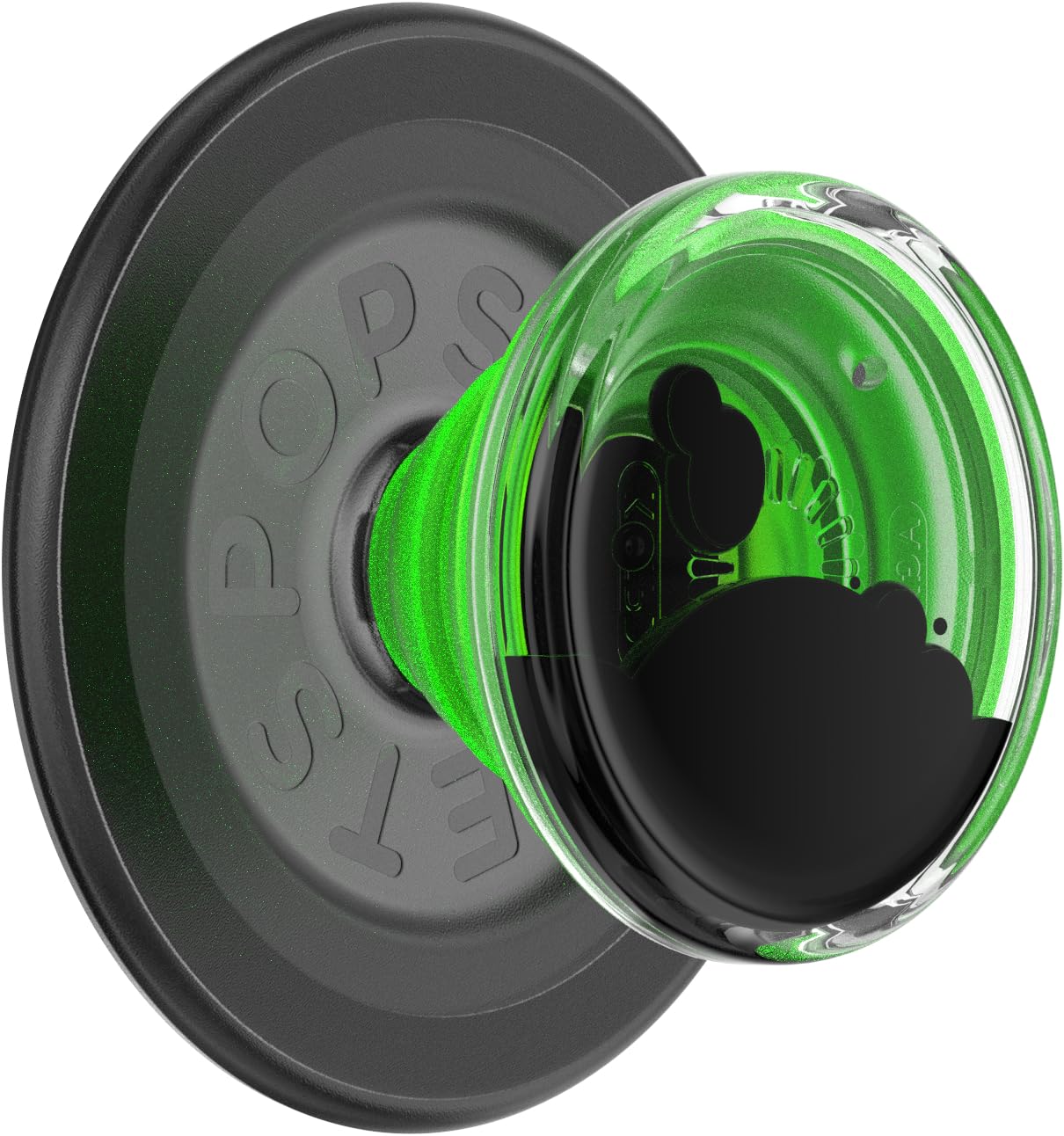 PopSockets MagSafe Phone Grip Holder - Wireless Charging Compatible, Anti-Slip Phone Stand for iPhone 14/13/12 (Tidepool Lava Lamp Absinthe Design) | Perfect for Driving, Video Calls & Hands-Free Use