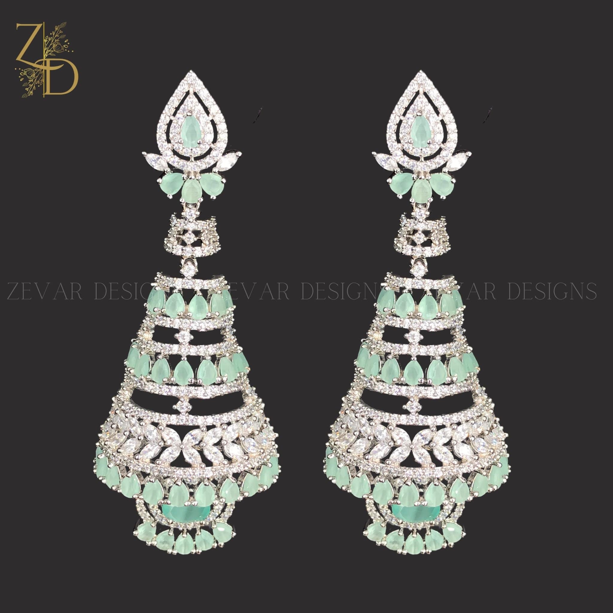 Zircon Stud Earrings for Women - Hypoallergenic Cubic Zirconia Earrings for Sensitive Ears | Perfect for Everyday Wear, Parties & Special Occasions