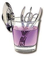 MARVY Manicurist Sanitizing Disinfectant Jar #11 - Professional Nail Tool Sterilizer for Salons & Home Use | Keeps Manicure Tools Clean & Hygienic