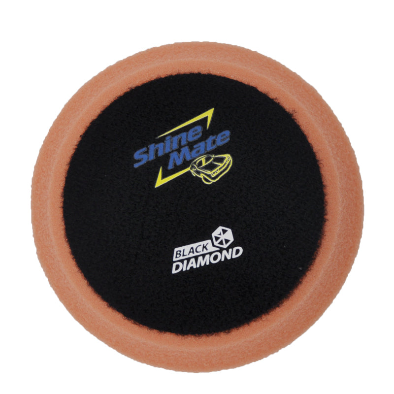 ShineMate 4 Foam Pad High Cutting Buffing Pads (T80 Black Diamond Line) - Perfect for Car Detailing, Polishing & Paint Correction