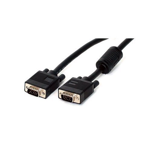 6ft Coaxial SVGA Monitor Cable HDDb15M to HDDb15M - High Quality VGA Video Cable for PC, Laptop, Monitor - Perfect for Office, Gaming & Home Theater Setup