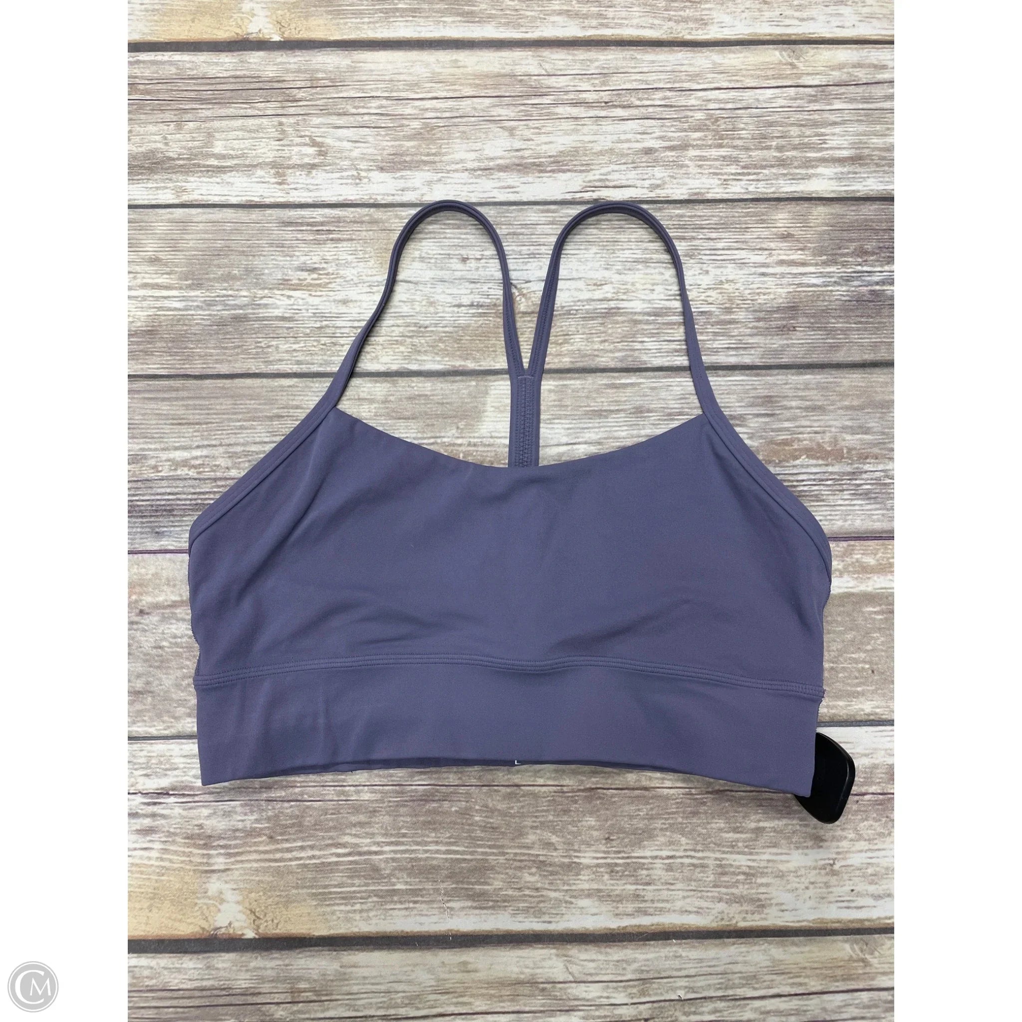 CME Purple Athletic Bra - Size Large | High Support Sports Bra for Running, Yoga & Gym Workouts
