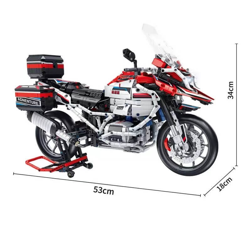 Panlos 672109 BMW R1250GS Adventure Motorcycle Building Blocks Set - Perfect for Kids & Adults, Creative DIY Toy for Home Decor, Gift, and Collection