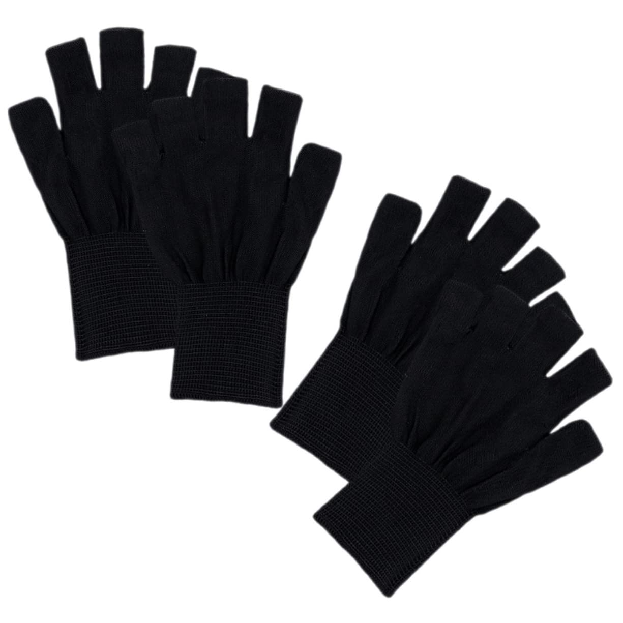 Beavorty 2 Pairs Nail Art Gloves - UV Protection for Gel Nails, Nail Building & Molding Gel Accessories - Perfect for Salon, DIY Manicure & Nail Extension at Home
