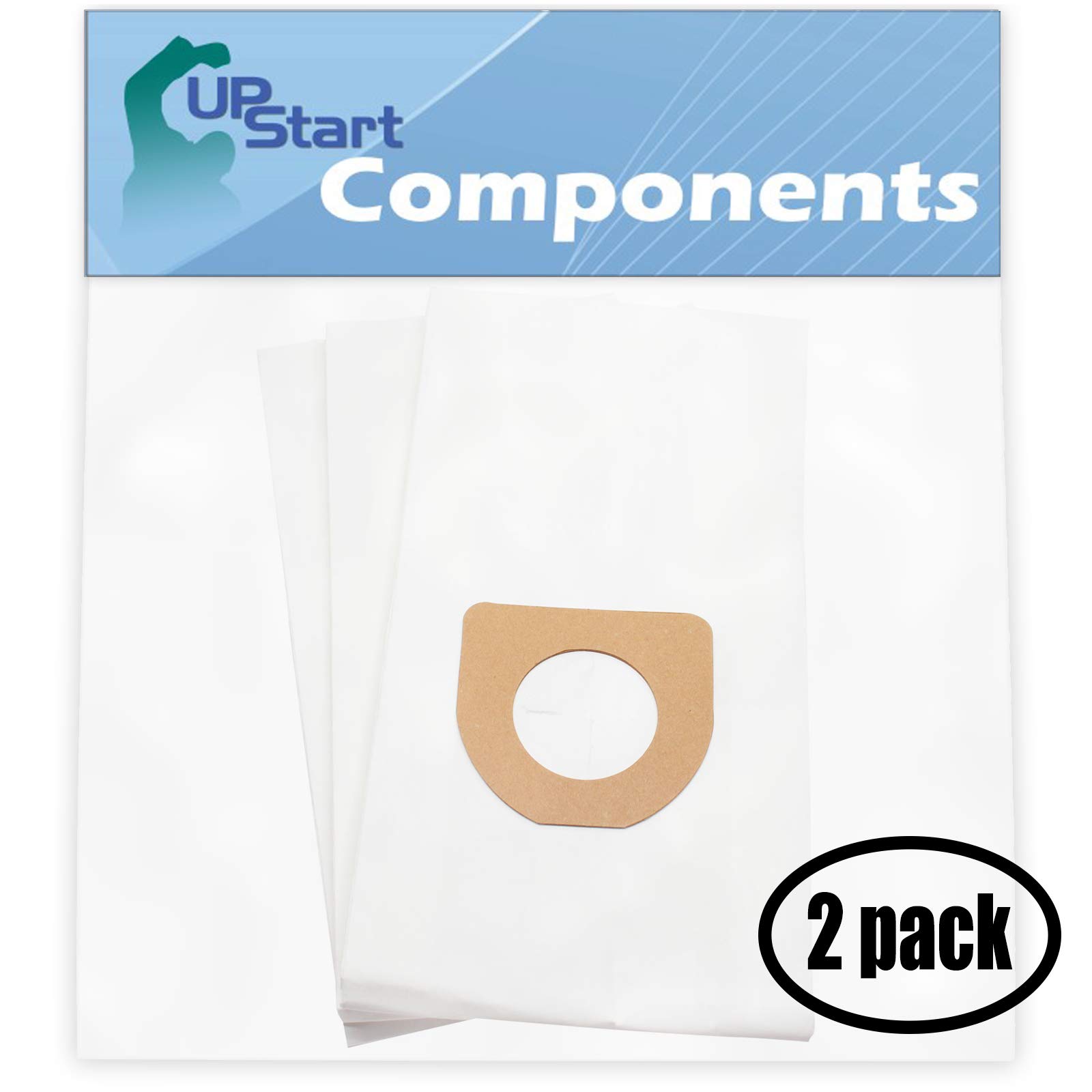 Upstart Battery 6 Replacement Vacuum Bags for Singer HEMS-1 - Compatible with Singer Type A Vacuum Cleaner Bags (6 Bags Total, 2-Pack) - Ideal for Home Cleaning, Pet Hair Removal & Allergen Reduction