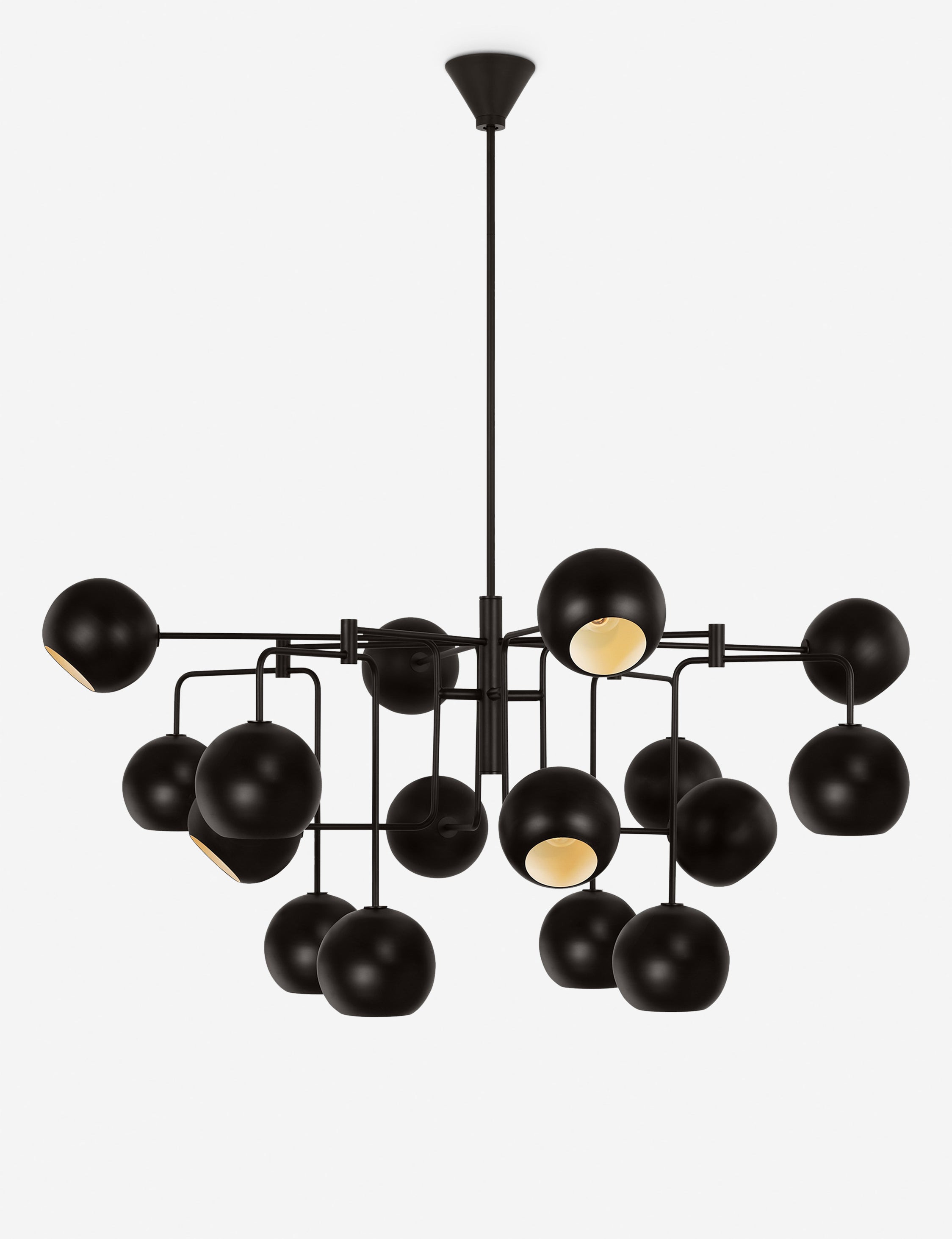 Chaumont Large Chandelier by Christiane Lemieux - Elegant Crystal Ceiling Light Fixture for Dining Room, Living Room & Bedroom Decor