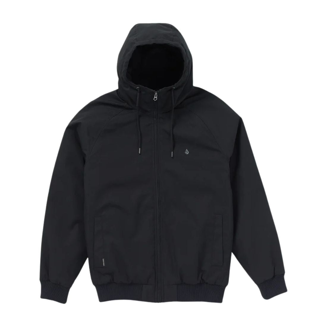 Volcom Men's Hernan 10K Insulated Hooded Jacket - Waterproof Winter Coat for Snowboarding, Skiing & Outdoor Activities (Black, A17324408)