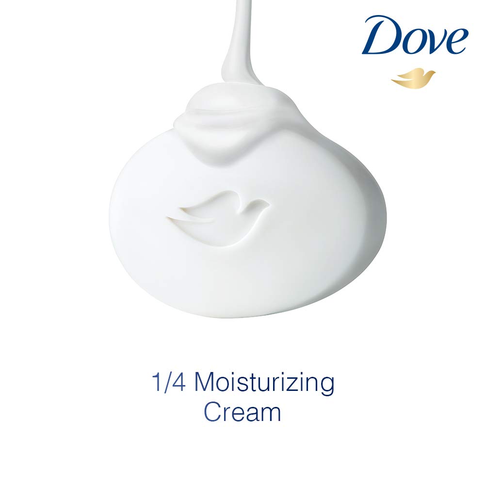 Dove Cream Beauty Bathing Bar with 1/4 Moisturizing Cream for Softer, Smoother Skin - 100g (Pack of 4 + 1 Free) | Gentle Cleansing & Hydrating for Dry Skin - Perfect for Daily Shower, Spa & Travel