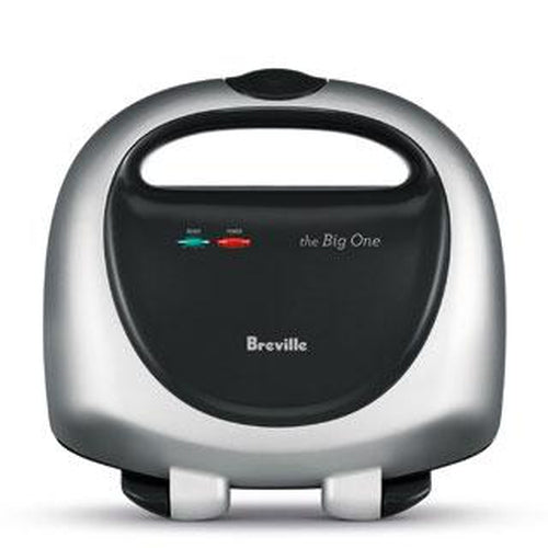 Breville BTS100sil The Big One Sandwich Press - Stainless Steel Panini Maker & Grill for Home, Restaurant & Catering Use - Perfect for Sandwiches, Paninis, Burgers & More