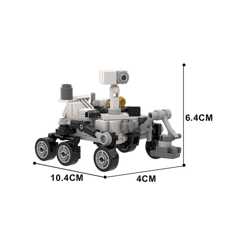 116PCS MOC 150447 Curiosity Rover Building Blocks Set - NASA Mars Exploration Toy Model Kit for Adults & Kids - STEM Educational Space Science Gift for Birthday & Christmas