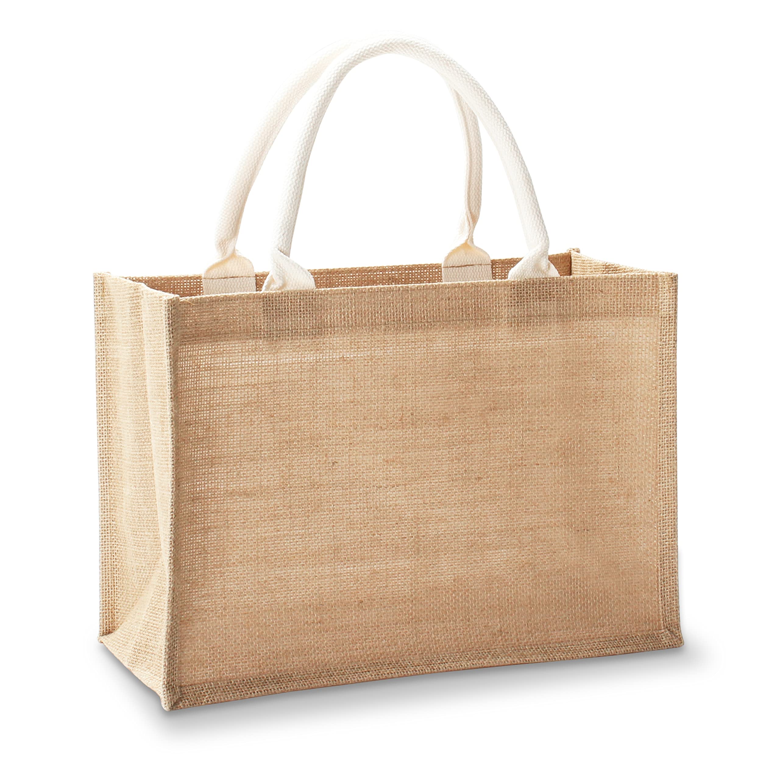 Eco-Friendly Jute Tote Bags - YACEYACE 14.5
