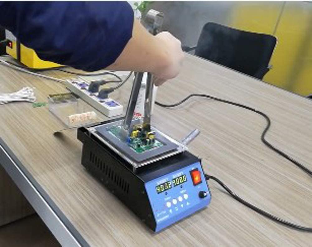 Lead-Free Titanium Solder Pot with Double Digital Display - 2.3kg Capacity, 500W, 30~600°C Temperature Range - Perfect for Electronics Repair, Jewelry Making, and DIY Welding Projects