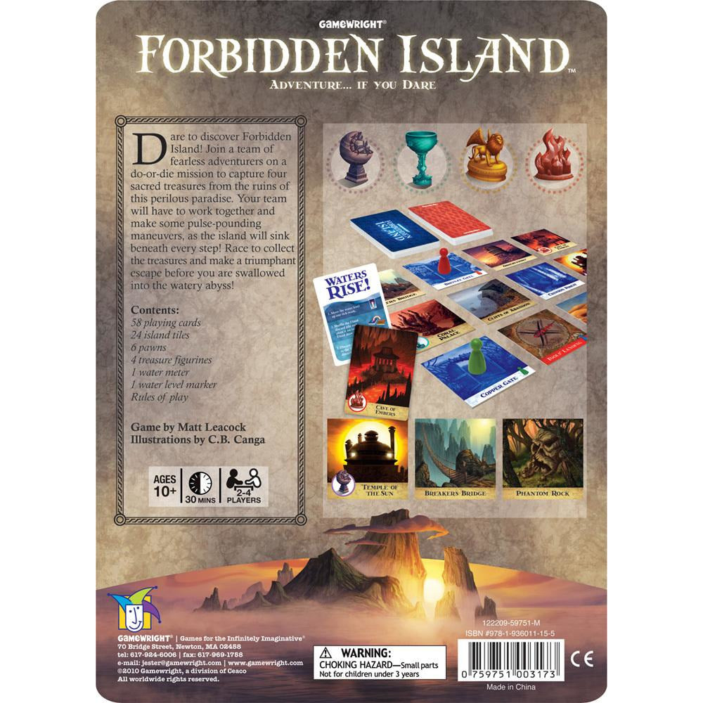 Forbidden Island - Cooperative Board Game for Families & Friends | Perfect for Game Nights, Team Building & Family Bonding