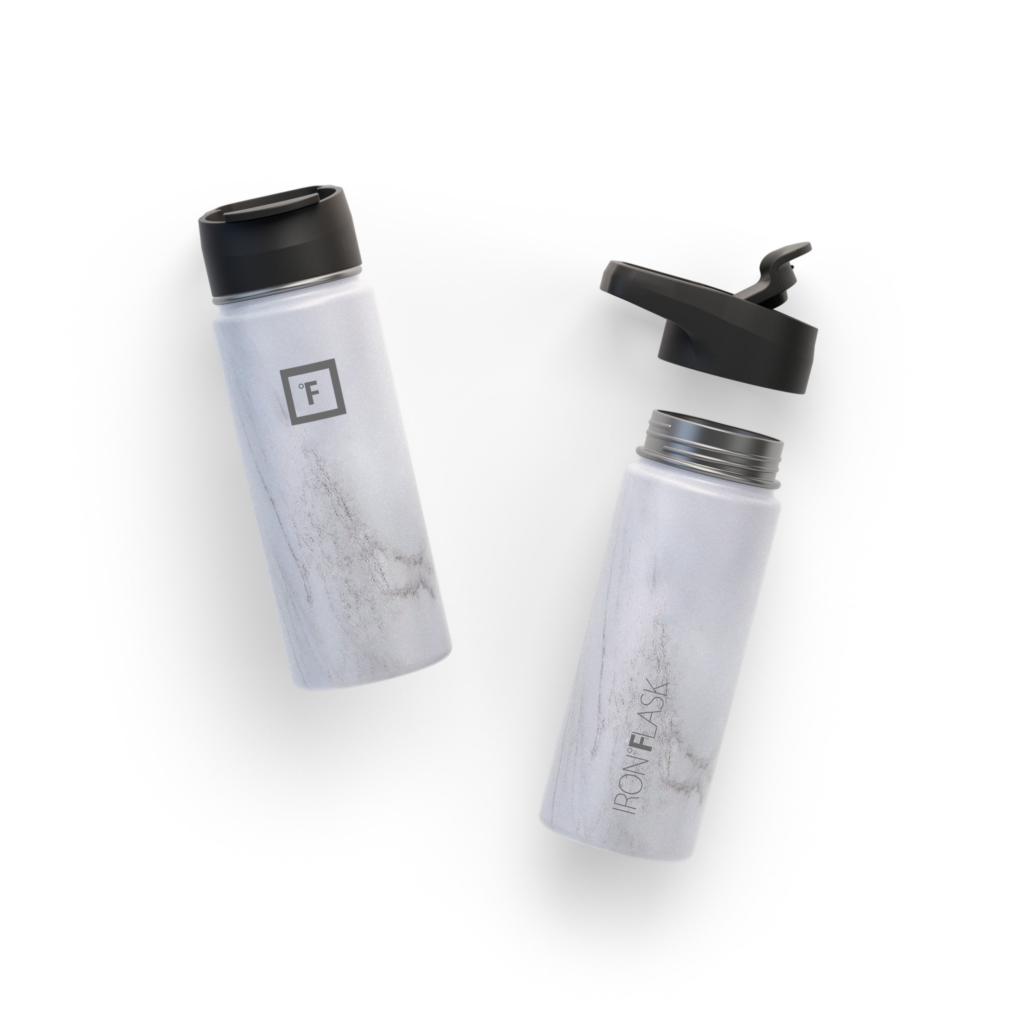 18 Oz Wide Mouth Water Bottle with Straw Lid - Leak Proof & BPA Free - Perfect for Gym, Hiking, Travel & Everyday Hydration