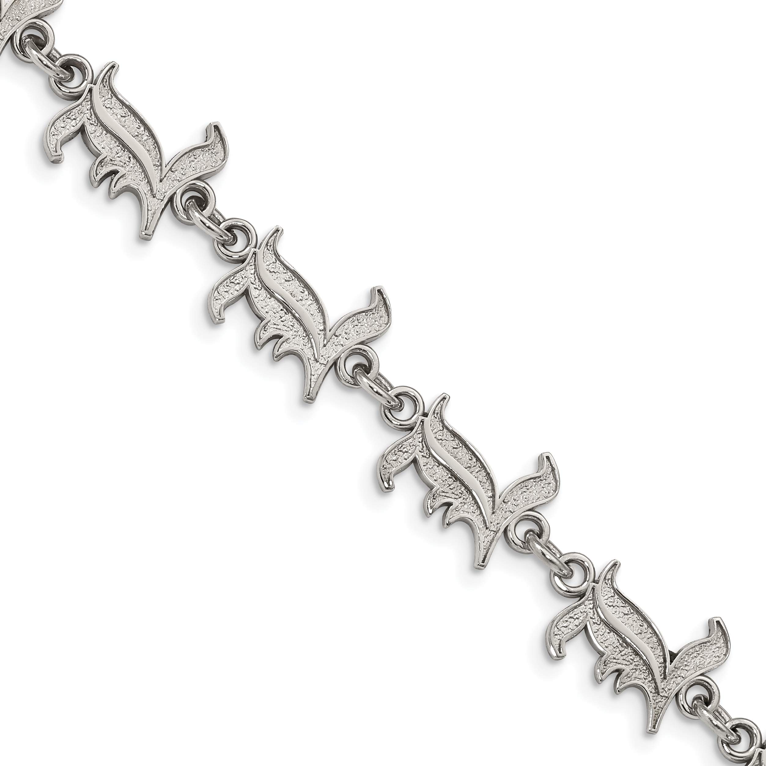 University of Louisville Cardinals Stainless Steel School Letter Bracelet - 7 Inch Adjustable College Sports Jewelry for Fans & Alumni - Perfect for Game Days, Graduation Gifts & School Spirit Accessories
