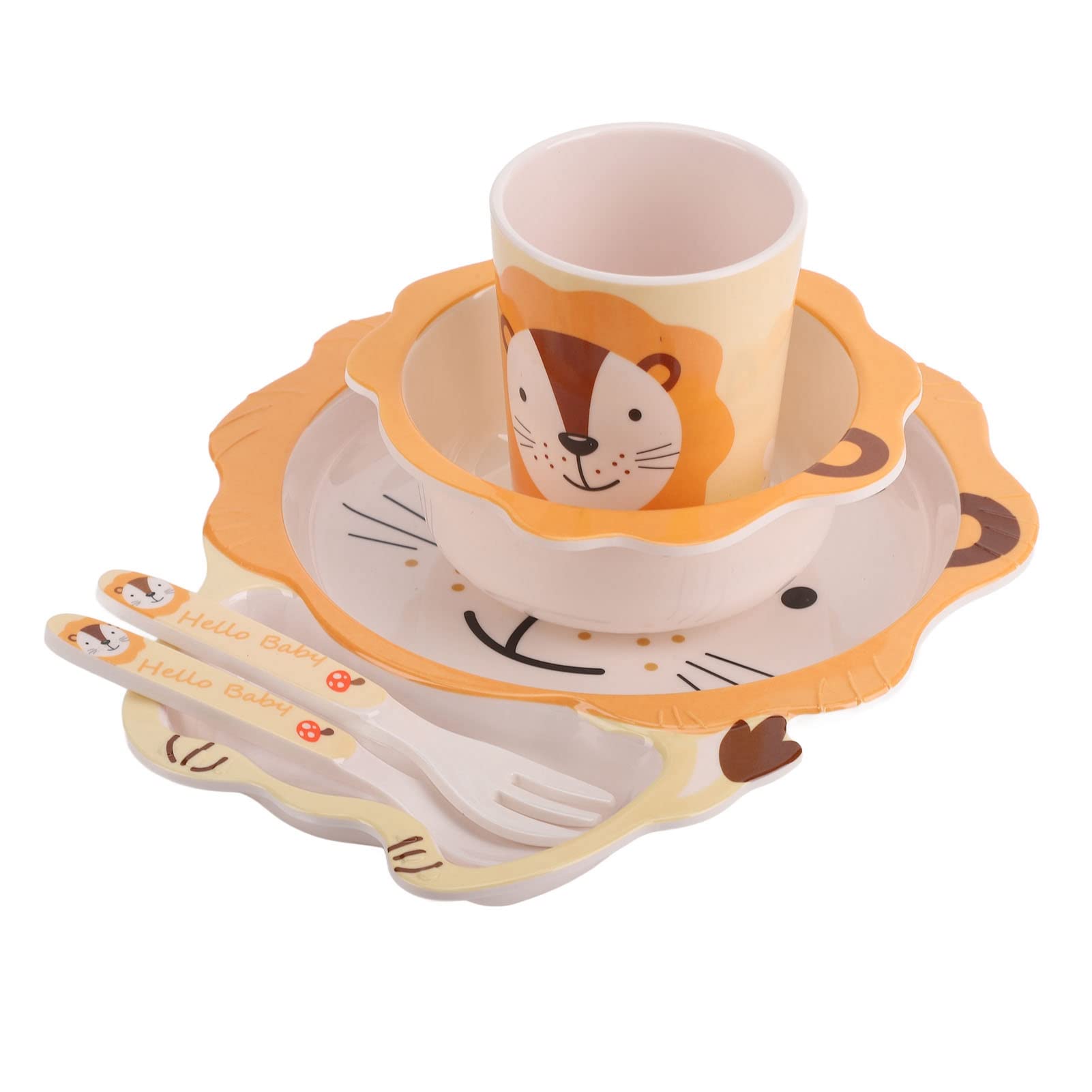Kids Plates Set - Dishwasher Safe Baby Tableware with Comfortable Grip & Strong Suction | BPA-Free Food Grade Plastic | Perfect for Home, Travel & Outdoor Dining