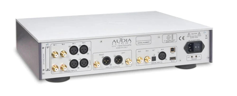 Audia Flight FLS 1 Fully Balanced Stereo Preamp & Headphone Amplifier - High-End Audio Equipment for Home Theater & Music Listening