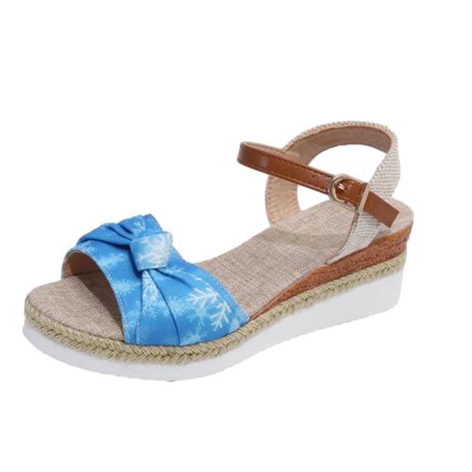 Women's Summer Wedge Sandals - Roman Fish Mouth Dressy Sandals for Clearance Sale | Perfect for Beach, Vacation & Casual Outfits