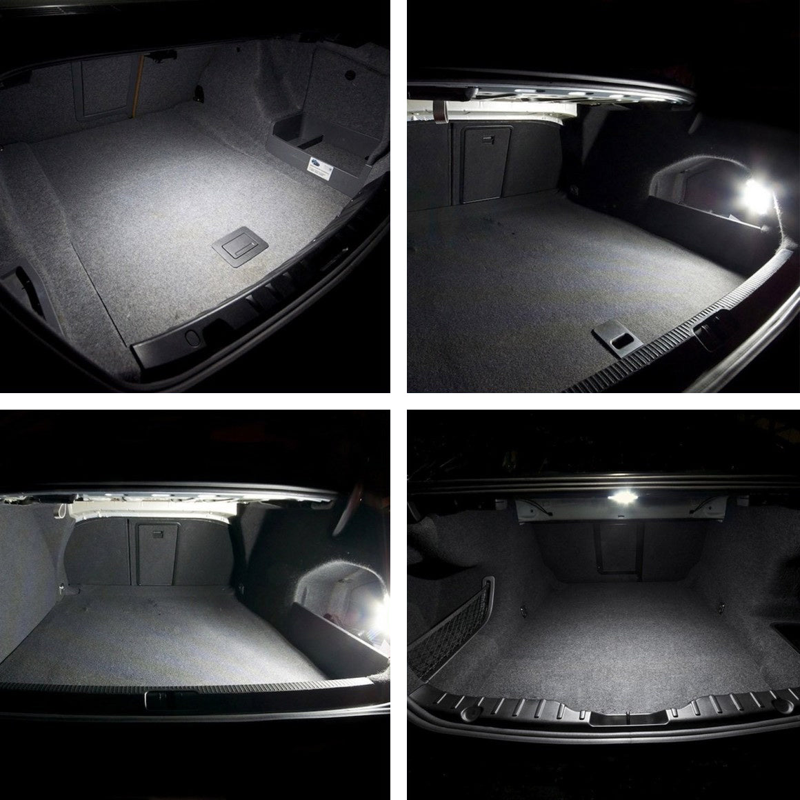 2W High Power White Full LED Trunk Cargo Area Light Assembly for Lexus & Toyota - Bright Interior Lighting for Nighttime Loading and Organizing