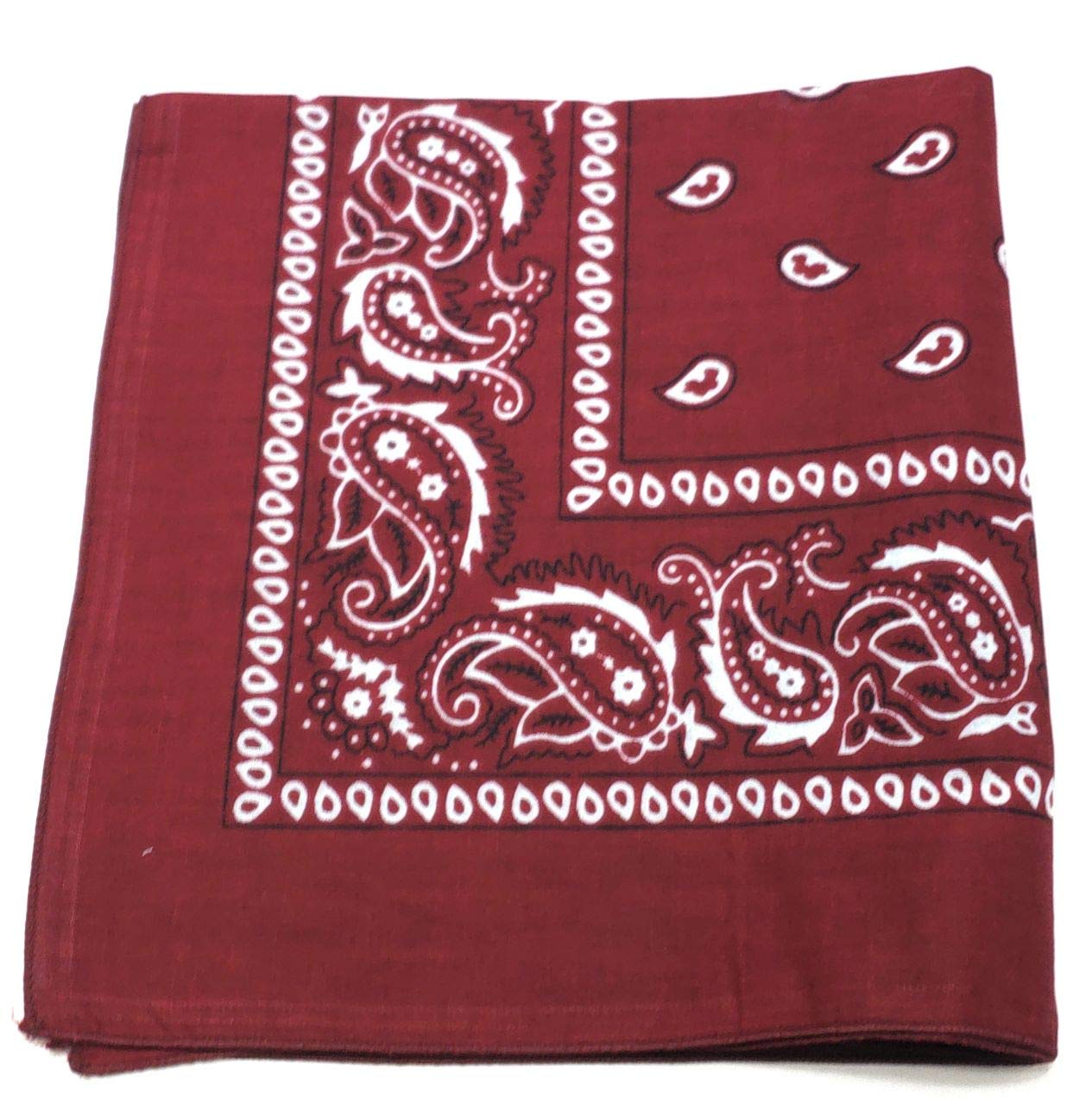 50 Pack Western Style Bandanas for Cowboys, Ranchers & Outdoor Enthusiasts - Perfect for Rodeos, Horse Riding, Farm Work & Country Fashion
