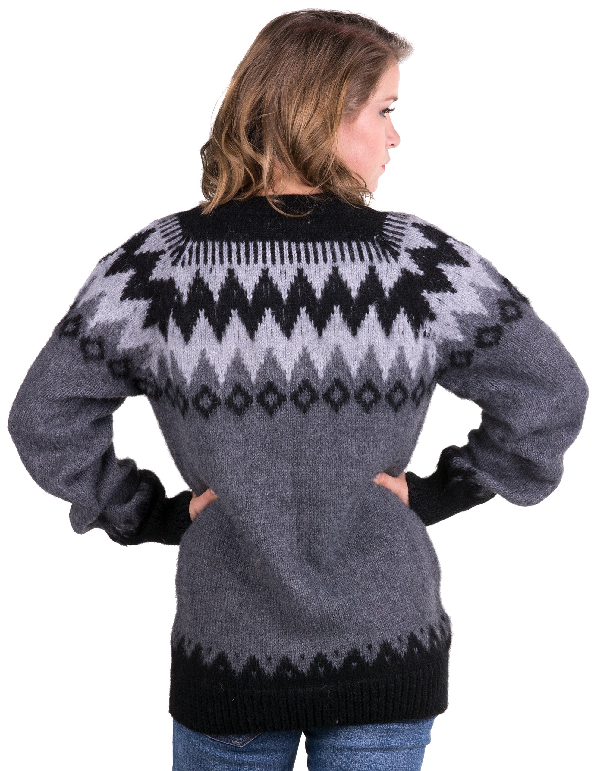 Gamboa Women's Alpaca Cardigan Sweater - Soft & Warm Knit Top for Ladies | Perfect for Fall, Winter & Casual Outfits