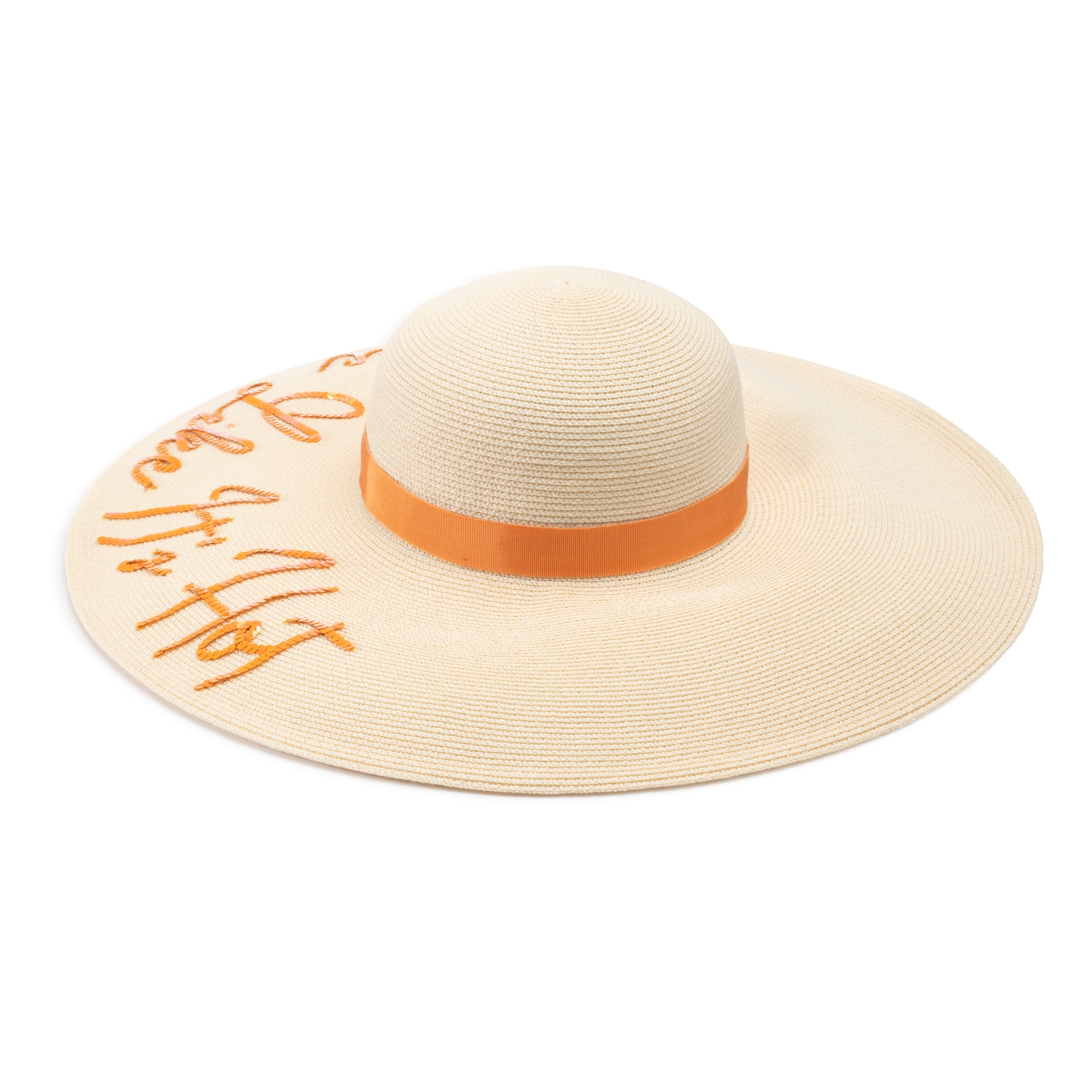 Bunny 'Tropic Like It's Hot' Toyo Sun Hat - UV Protection Summer Beach Hat for Women, Girls - Perfect for Pool, Vacation & Outdoor Activities
