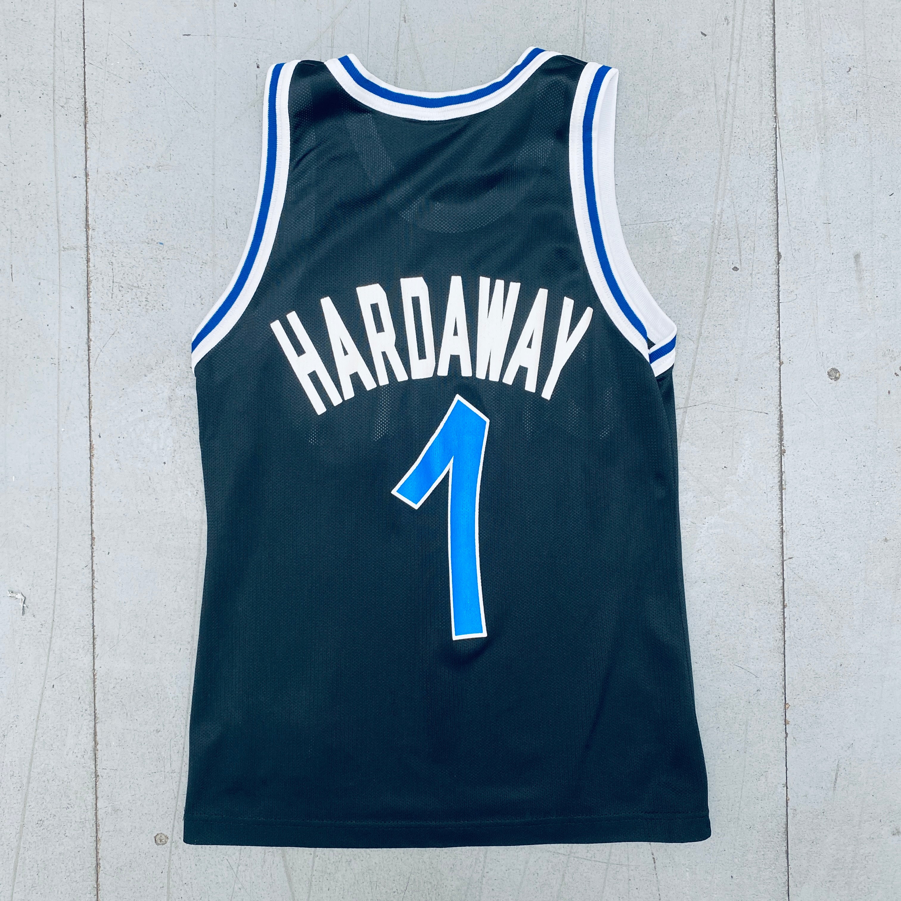 Authentic Orlando Magic Penny Hardaway 1994-95 Black Champion Jersey Size S - Vintage NBA Basketball Fan Gear for Games, Collectibles & Sports Memorabilia