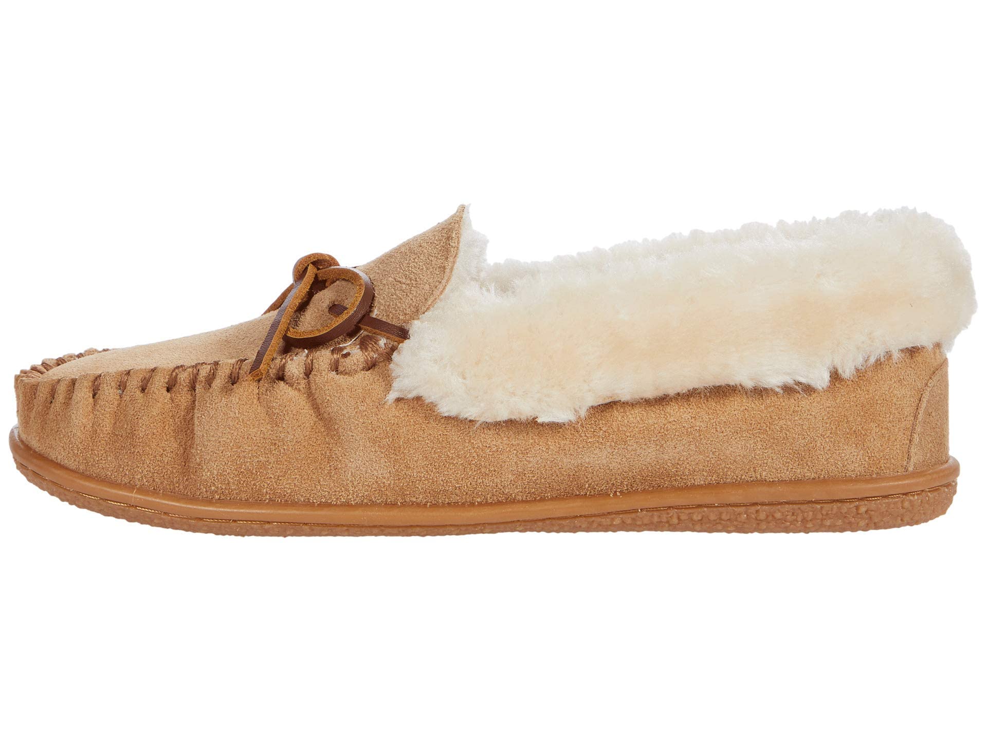 Minnetonka Camp Collar Moccasin Shoes - Comfortable Leather Slip-On Loafers for Men & Women | Perfect for Casual Outings, Beach Vacations & Summer Strolls