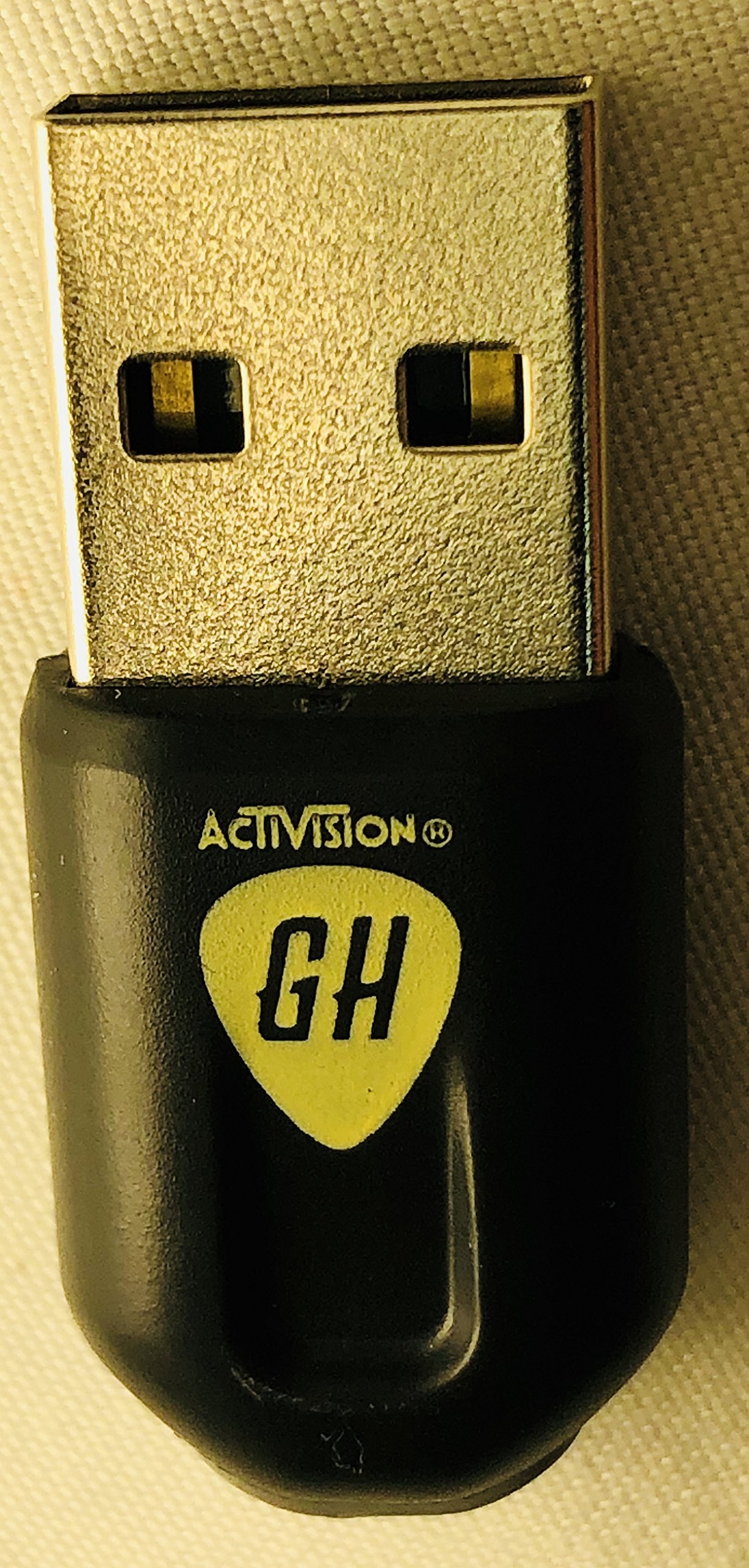 Original Wii U Guitar Hero LIVE Guitar Wireless USB Dongle Receiver Adapter - Compatible with Nintendo Wii U Gaming Console for Seamless Wireless Play
