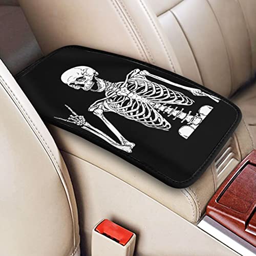 Skull Boho Hippie Car Handrail Box Cushion