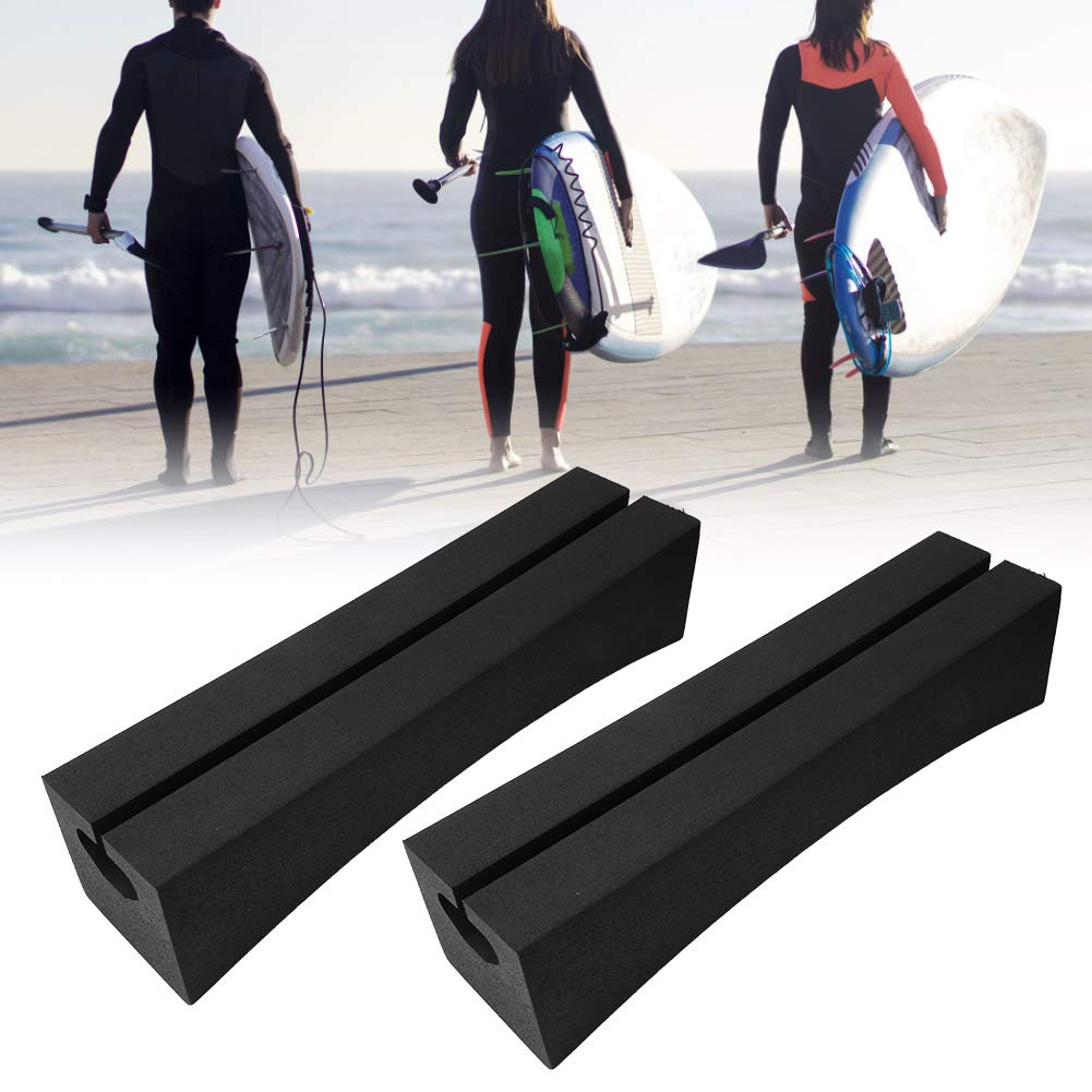 Premium Car Roof Rack for Surfboard & Kayak - Heavy Duty EVA Soft Oval Roof Bars - Portable Universal Fit for SUV, Truck, Van - Perfect for Beach Trips, Water Sports & Outdoor Adventures