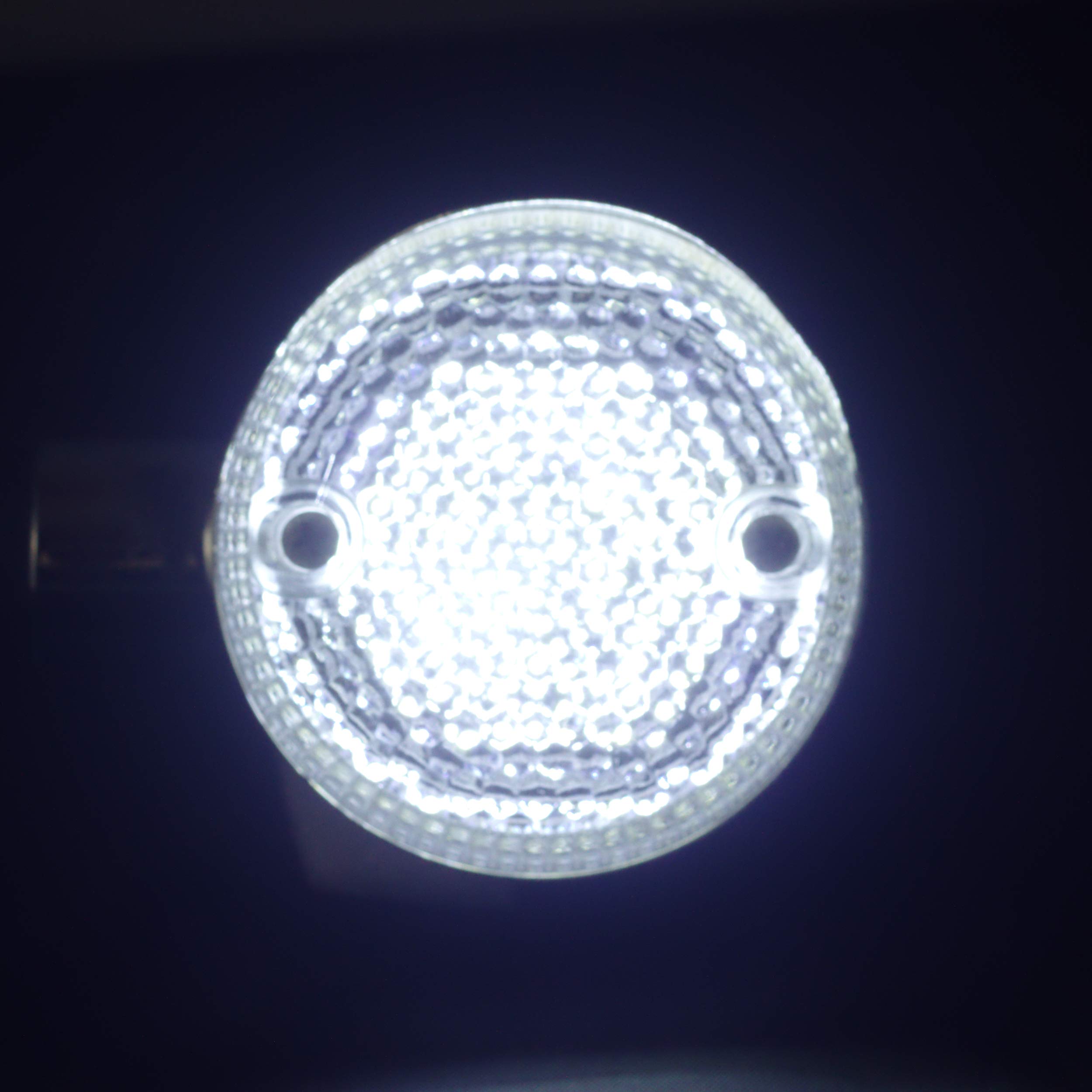 Eagle Lights Midnight Edition LED Turn Signals with White Running Lights for 1997-2000 Honda Valkyrie - Clear Lenses Included - High Visibility for Night Riding & Enhanced Motorcycle Safety