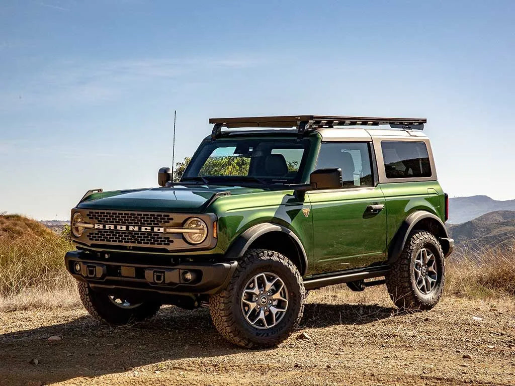 2022+ Ford Bronco 2 Door Slimline II Roof Rack - Heavy Duty Aluminum Cargo Carrier for Off-Road Adventures & Outdoor Gear Storage