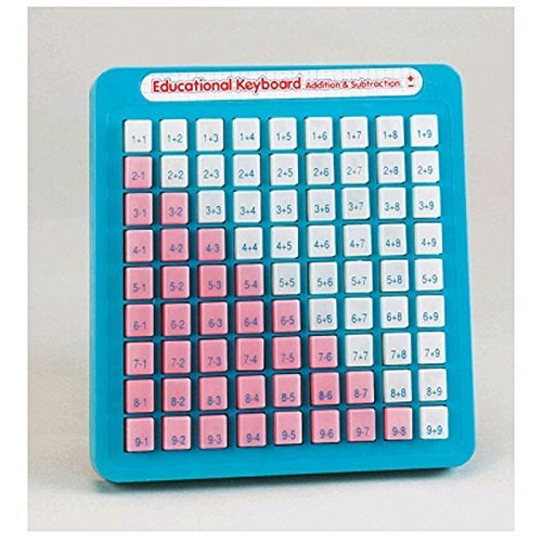 Small World Toys Portable Math Keyboard - Addition & Subtraction Learning Tool for Kids | Educational Travel Toy for Classroom & Home Learning