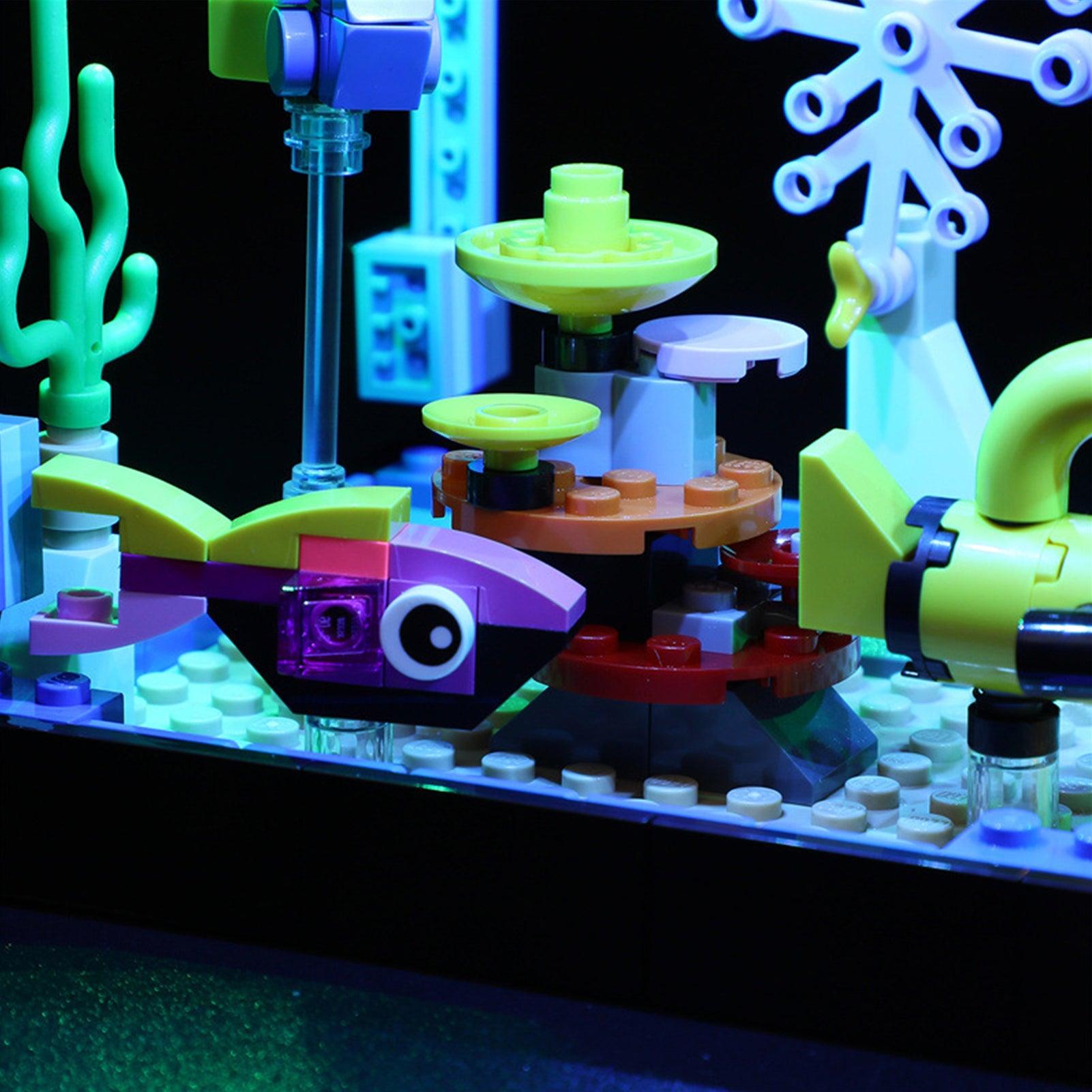 Best Light Kit for LEGO Ideas Creator Fish Tank 31122 - Enhance Your LEGO Aquarium Display for Home Decor & Gift Giving