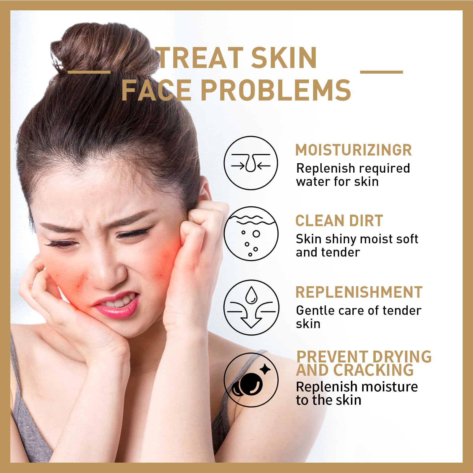 KOAHDE Rice Facial Moisturizer with Rice Extract - Hydrating Toner & Natural Glow Essence for Radiant Skin | Gentle Face Toner with Cotton Pads for Daily Skincare Routine, Makeup Removal & Hydration