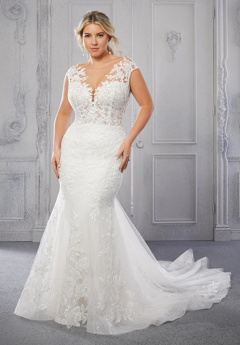 Morilee Coco 3329 Wedding Dress - Elegant A-Line Gown with Lace Appliques for Bridesmaids, Prom & Formal Events