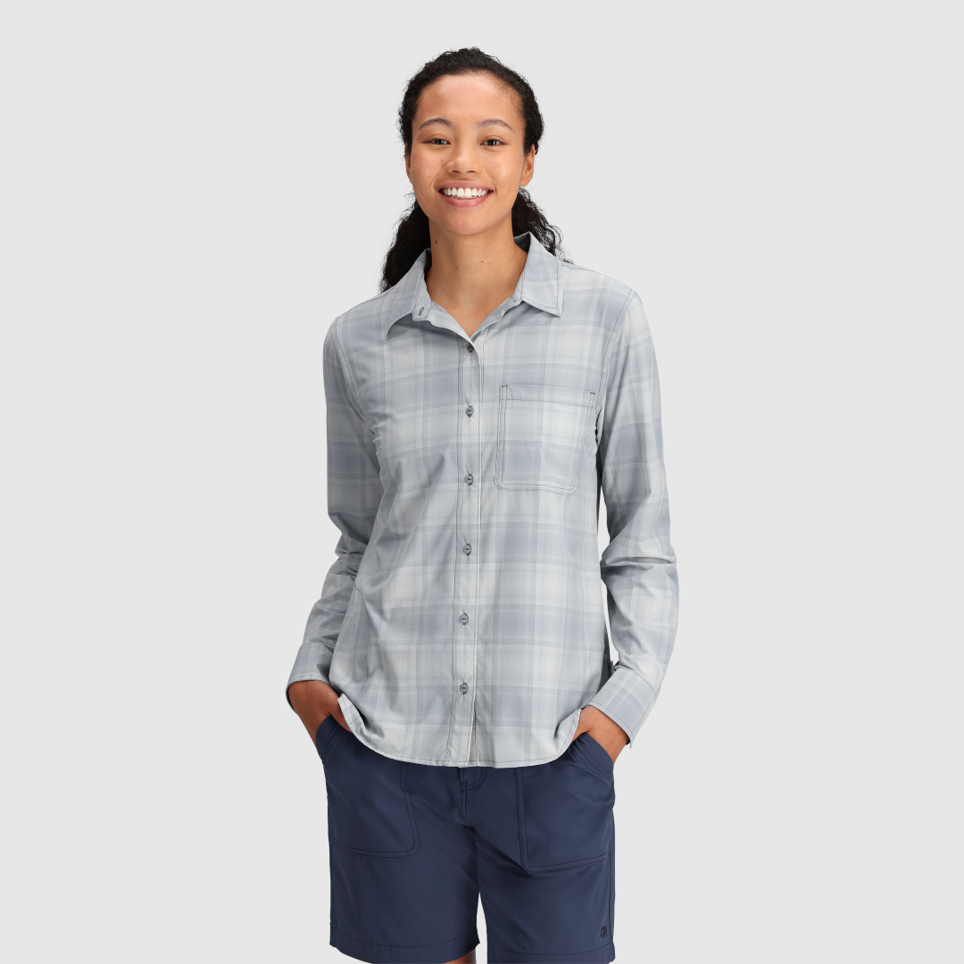 Astroman Women's UPF 50+ Long Sleeve Sun Shirt - Lightweight Breathable UV Protection Shirt for Hiking, Fishing & Outdoor Activities