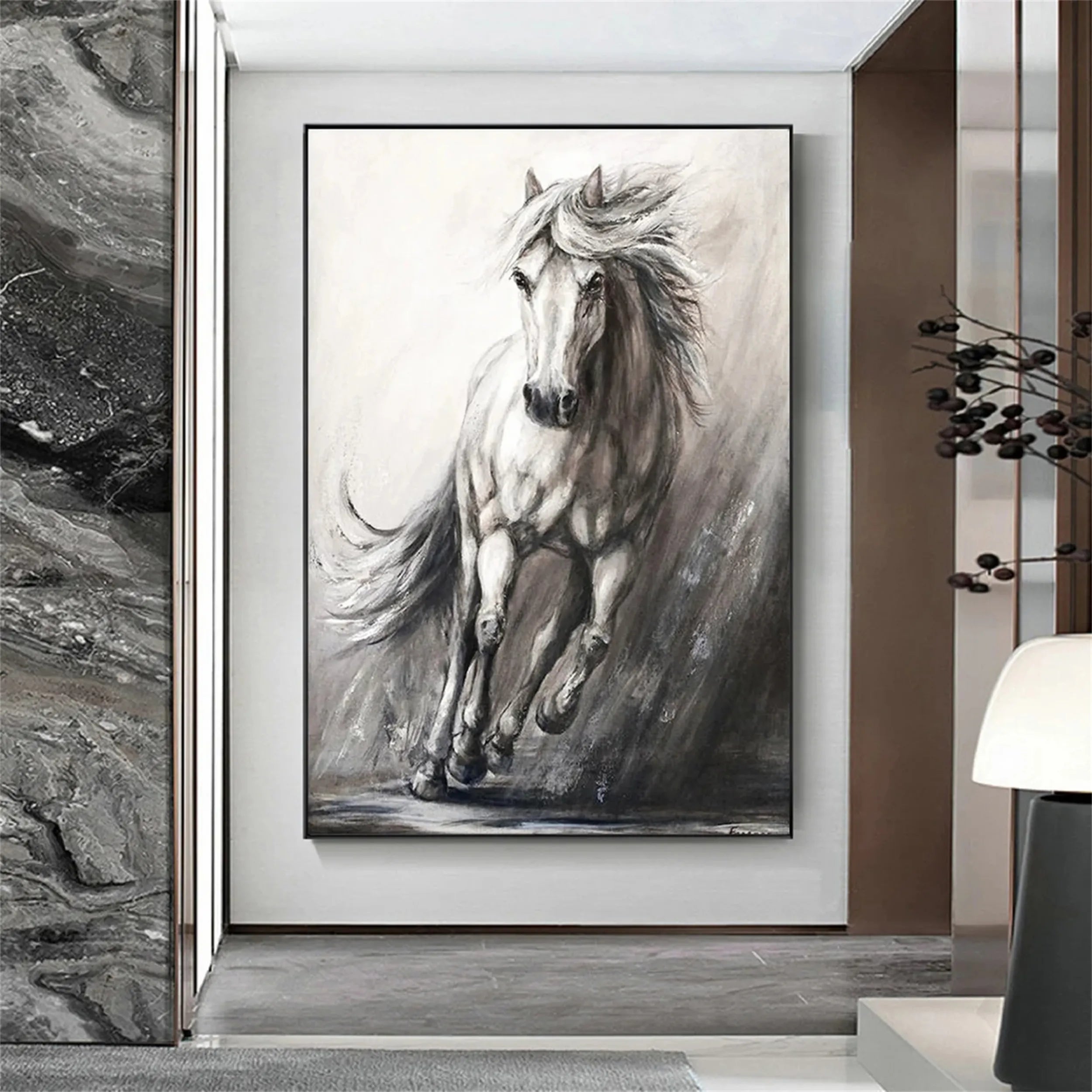 Animal Art Painting #AP048 - Handmade Canvas Wall Decor for Living Room, Bedroom & Office - Perfect Gift for Pet Lovers & Home Decor