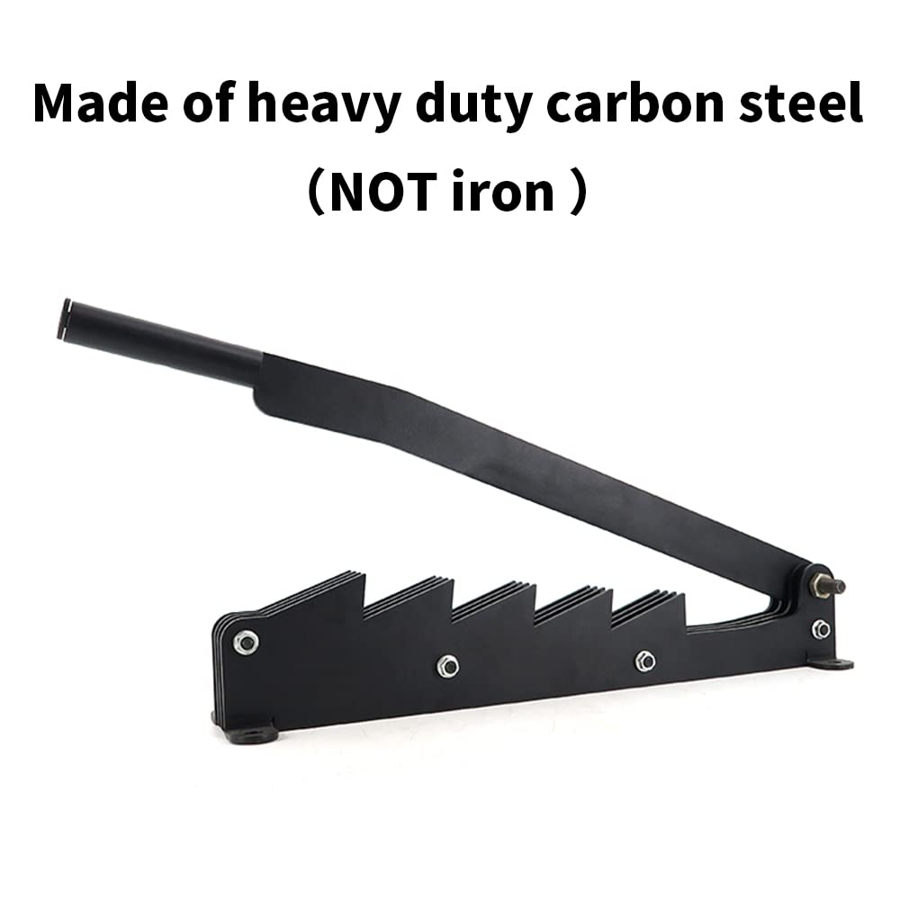 Best Carbon Steel Wall Mounted Firewood Splitter - Heavy Duty Manual Log Splitter & Kindling Maker for Indoor/Outdoor Use - Perfect for Fireplaces, Wood Stoves & Camping