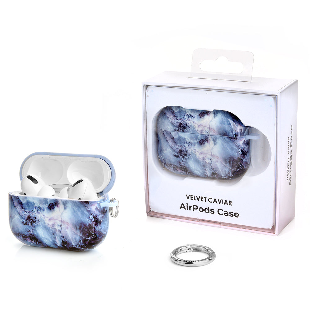 Premium Blue Marble AirPods Case - Shockproof & Scratch-Resistant Protective Cover for AirPods 1/2/3/Pro - Perfect for Travel, Workout & Daily Use