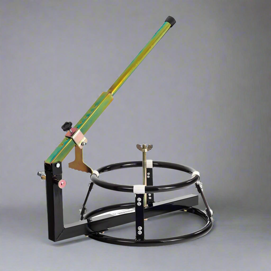 Heavy Duty Motorcycle & ATV Tire Changing Stand with Bead Breaker - MTC0750 - Perfect for DIY Tire Repairs and Garage Maintenance
