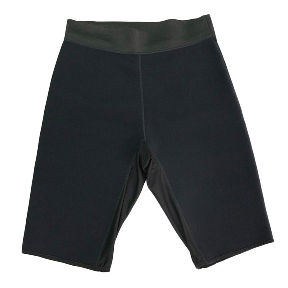 Bakerdani Men's Sauna Sweat Shorts - Neoprene Workout Pants for Hot Yoga, Gym & Weight Loss - Tummy Control & Fat Burning Shapewear for Men - Perfect for Sauna Sessions, Home Workouts & Fitness Training