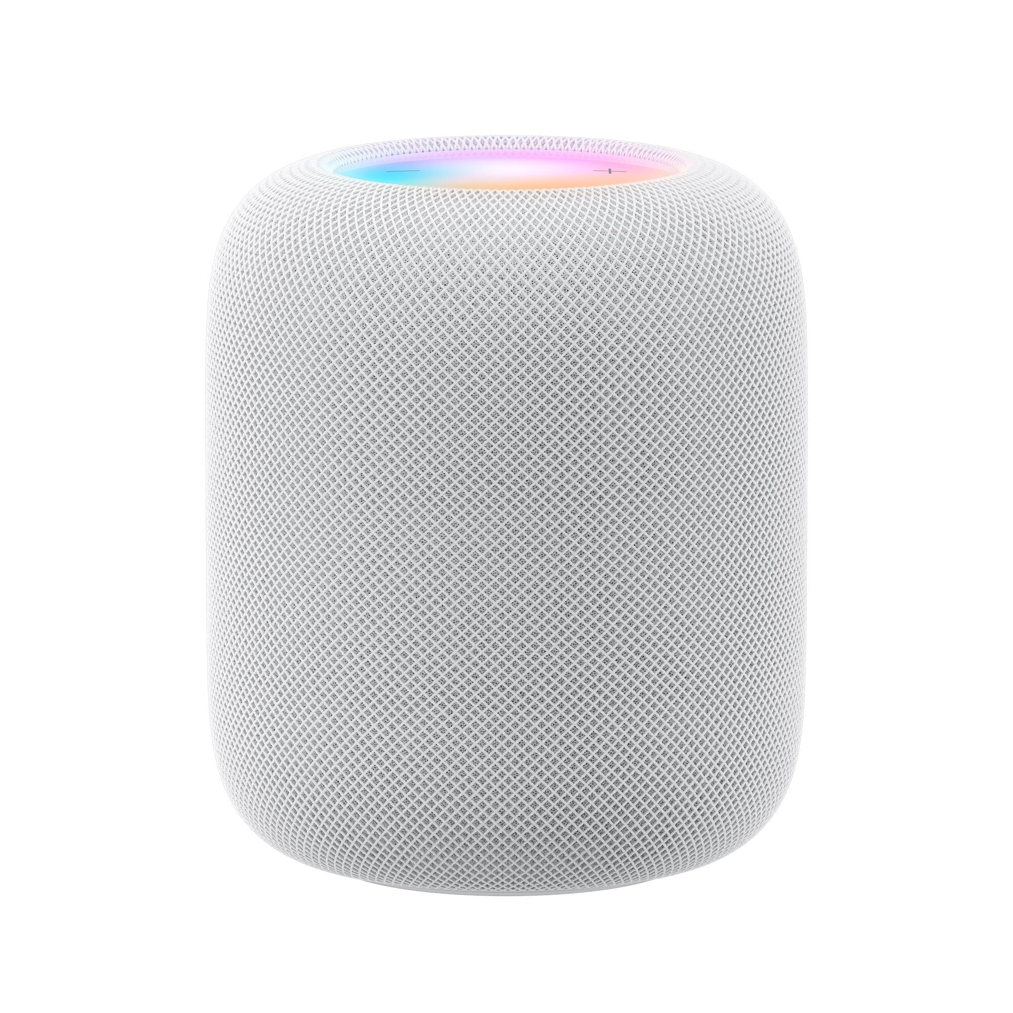Apple HomePod (2nd Generation) Smart Speaker with Siri - White | Wireless Home Audio System for Music, Smart Home Control & Room-Filling Sound