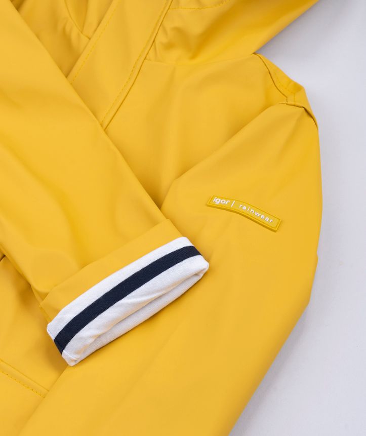Waterproof Igor Euri Raincoat for Men & Women - Lightweight Yellow Rain Jacket with Hood | Perfect for Hiking, Camping & Outdoor Activities