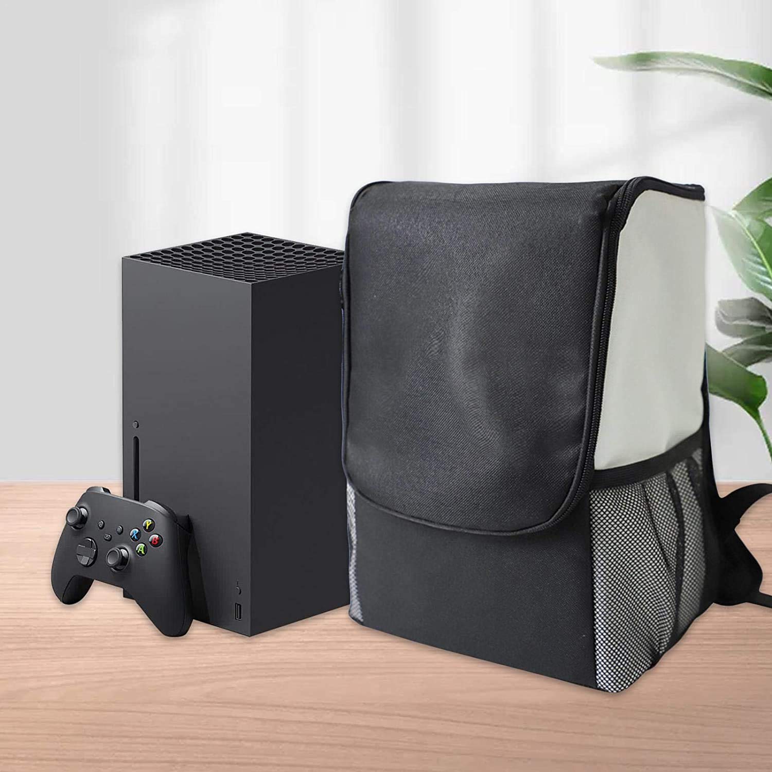Xbox Series X/S Protective Carry Case - Shockproof Travel Backpack for Console, Controller & Headset | Portable Storage Bag for Gaming Accessories | Perfect for Travel, Commuting & Gaming Parties