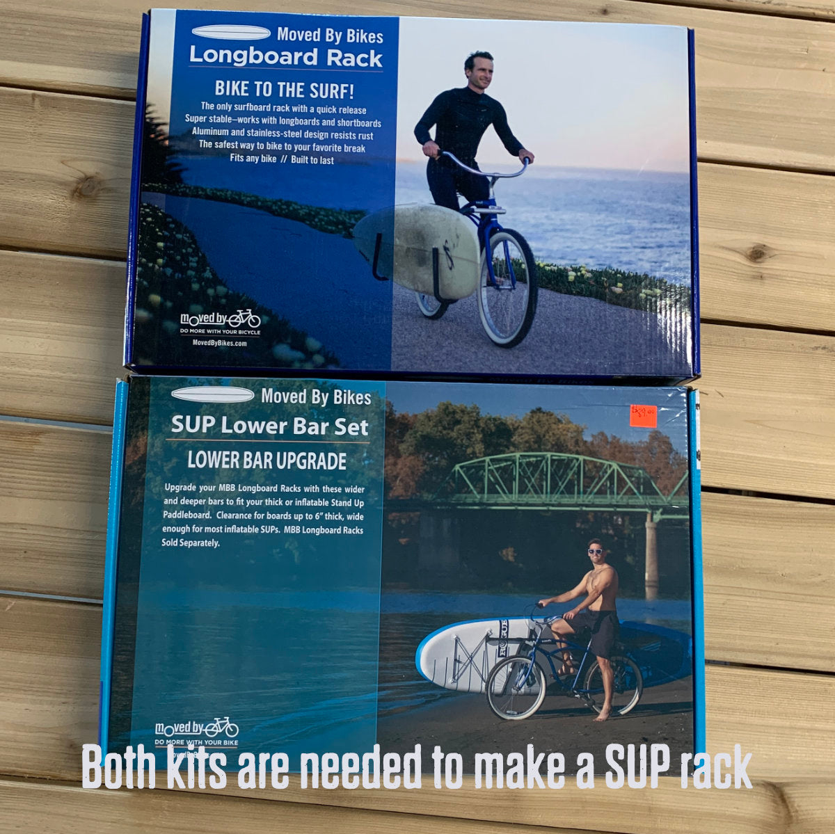 Premium SUP Lower Bar Set - Bike Rack Add-on for Stand Up Paddleboards | Secure Transport for Bikes & SUPs | Perfect for Beach Trips & Outdoor Adventures